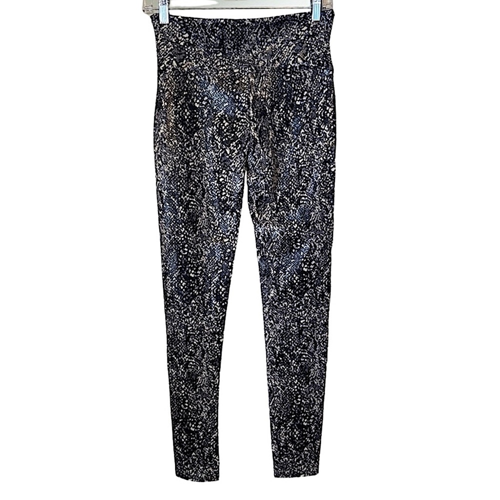 SPANX Faux Leather Snake Shine Leggings